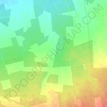 Mapa topográfico Las Tinadas, altitud, relieve