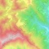 Mapa topográfico Acero, altitud, relieve