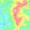 Mapa topográfico Barrigon, altitud, relieve