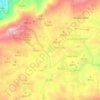Mapa topográfico Guarajá, altitud, relieve