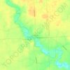 Mapa topográfico Brockway, altitud, relieve