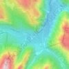 Mapa topográfico Carbonin, altitud, relieve