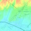 Mapa topográfico La Loma, altitud, relieve