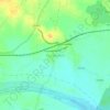 Mapa topográfico Karnampattu, altitud, relieve