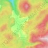 Mapa topográfico Edamalakkudy, altitud, relieve