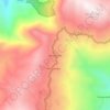 Mapa topográfico Yacupampa, altitud, relieve