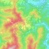 Mapa topográfico Biestro, altitud, relieve