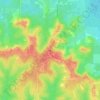 Mapa topográfico Redbay, altitud, relieve