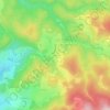 Mapa topográfico Lorien, altitud, relieve