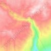 Mapa topográfico Blang Pulo, altitud, relieve