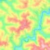 Mapa topográfico Tarpon, altitud, relieve