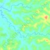 Mapa topográfico La Salette, altitud, relieve