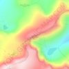 Mapa topográfico Stob Poite Coire Ardair, altitud, relieve