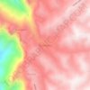 Mapa topográfico MamboLeo, altitud, relieve
