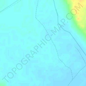 Mapa topográfico Litoral, altitud, relieve