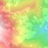 Mapa topográfico Mareto, altitud, relieve