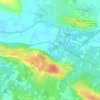 Mapa topográfico Le Bout des Ponts, altitud, relieve