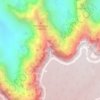 Mapa topográfico Mohave Point, altitud, relieve