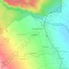 Mapa topográfico Tenggiran, altitud, relieve