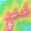 Mapa topográfico Pico do Marinzinho, altitud, relieve