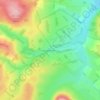 Mapa topográfico Longformacus, altitud, relieve