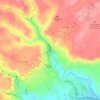 Mapa topográfico Cambugahay Falls, altitud, relieve