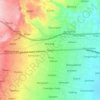 Mapa topográfico Teras, altitud, relieve
