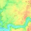 Mapa topográfico Le Petit Breuil, altitud, relieve