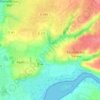 Mapa topográfico Le Val, altitud, relieve