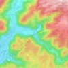Mapa topográfico Saphoz, altitud, relieve