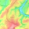 Mapa topográfico La Cauvinière, altitud, relieve