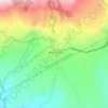 Mapa topográfico Biak na Bato, altitud, relieve