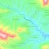 Mapa topográfico Cerro del Guayabo, altitud, relieve