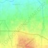 Mapa topográfico Kadampadi, altitud, relieve