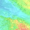 Mapa topográfico Morne-à-l'Eau, altitud, relieve