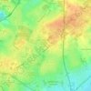 Mapa topográfico La Chohonnière, altitud, relieve