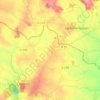 Mapa topográfico Avé, altitud, relieve