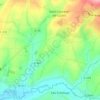 Mapa topográfico Les Planchettes, altitud, relieve