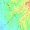 Mapa topográfico Aleosan, altitud, relieve