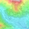 Mapa topográfico Ronchi Inferiore, altitud, relieve