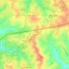 Mapa topográfico Harvester, altitud, relieve