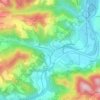 Mapa topográfico Pian di Venola, altitud, relieve