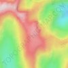 Mapa topográfico Dove Crag, altitud, relieve
