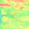 Mapa topográfico Résidence Eugène Cadic, altitud, relieve