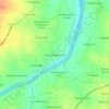 Mapa topográfico T.Pasupathipalayam, altitud, relieve