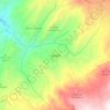 Mapa topográfico Supatá, altitud, relieve