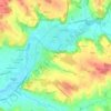 Mapa topográfico Fraysse, altitud, relieve