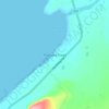Mapa topográfico Portland Creek, altitud, relieve