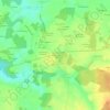 Mapa topográfico La Chênaie, altitud, relieve