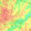 Mapa topográfico Kalijati Timur, altitud, relieve